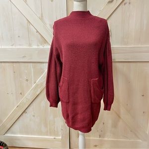 Vici Sweater Dress with flared sleeves